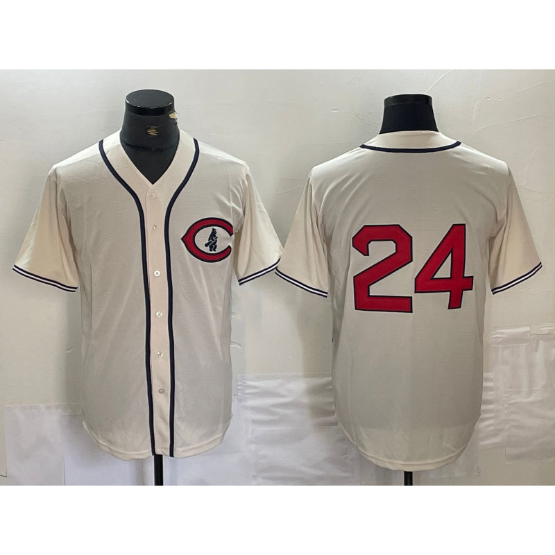 Chicago Cubs #24 Cody Bellinger 2022 Cream Jereymy Field of Dreams Cool Base Stitched Jersey