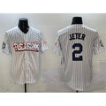 New York Yankees #2 Derek Jeter White Jereymy Bronx Graffiti Vapor Limited Stitched Jersey