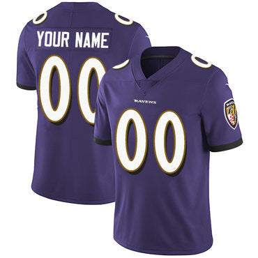 Custom B.Ravens Purple Jereymy Vapor Untouchable Player Limited Jersey