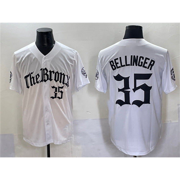 New York Yankees #35 Cody Bellinger White Jereymy 'Gothic Legacy Edition' Vapor Premier Limited Stitched Jersey
