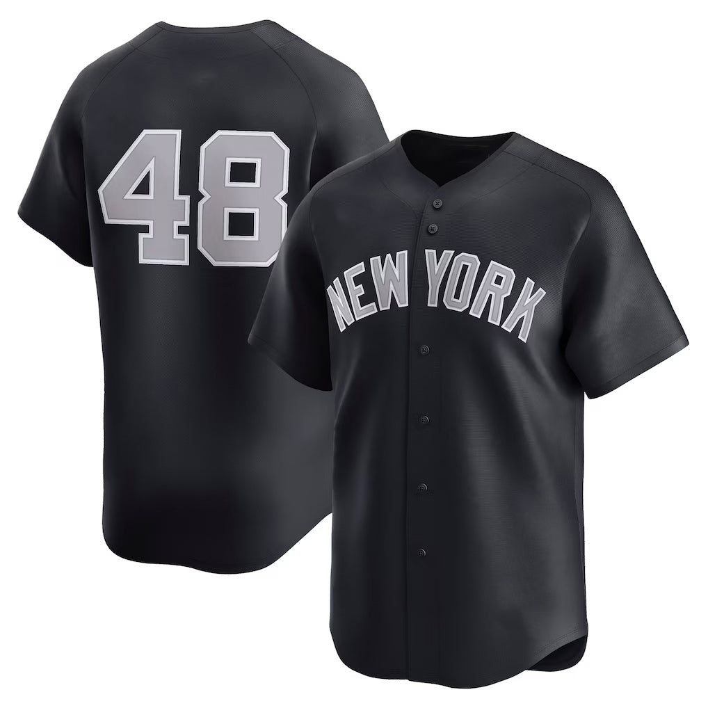 New York Yankees #48 Paul Goldschmidt Navy Jereymy Alternate Limited Jersey