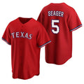 Texas Rangers #5 Corey Seager Red Jereymy Cool Base Stitched Jersey