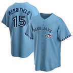 Toronto Blue Jays #15 Whit Merrifield Light Blue Jereymy Stitched Cool Base Jersey
