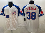 Atlanta Braves #38 Guillermo Heredia White Jereymy 2023 City Connect Cool Base Stitched Jersey