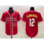 Philadelphia Phillies #12 Kyle Schwarber Red Jereymy 2024 City Connect Limited Stitched Jersey 3