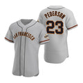 San Francisco Giants #23 Joc Pederson Gray Jereymy Flex Base Stitched Jersey