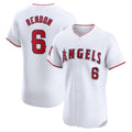Los Angeles Angels #6 Anthony Rendon White Jereymy Home Elite Player Jersey