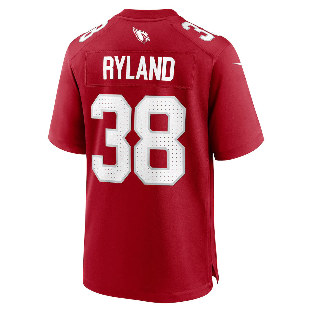 A.Cardinals #38 Chad Ryland Cardinal Jereymy Team Game Jersey