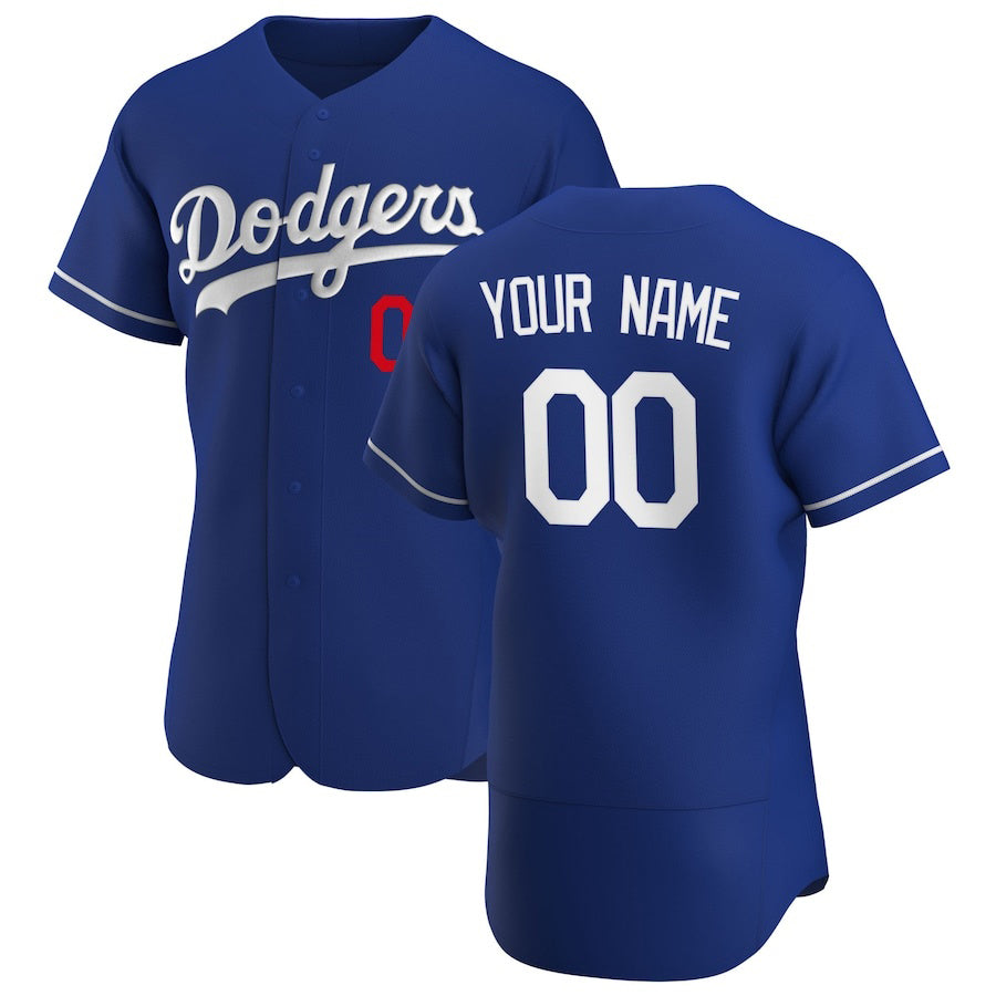 Custom Los Angeles Dodgers Royal Jereymy Alternate 2020 Authentic Player Jersey