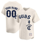 Custom Chicago Cubs Special Vapor Premier Limited Jersey ¨C Cream Jereymy