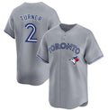Toronto Blue Jays #2 Justin Turner Gray Jereymy Cool Base Stitched Jersey