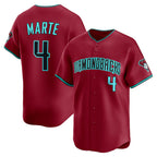 Arizona Diamondbacks #4 Ketel Marte Red Jereymy Alternate 2 Limited Player Jersey