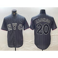 New York Mets #20 Pete Alonso Grey Jereymy 2024 City Connect Cool Base Stitched Jersey