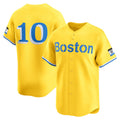 Boston Red Sox #10 Trevor Story Gold Jereymy City Connect Limited Player Jersey