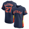 Houston Astros #27 Jose Altuve Navy Jereymy Alternate 2 Elite Player Jersey