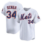 New York Mets #34 Kodai Senga White Jereymy Home Limited Player Jersey