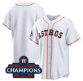 Houston Astros Blank White Jereymy 2022 World Series Champions Home Stitched Jersey