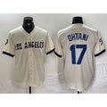 Los Angeles Dodgers #17 Shohei Ohtani Cream Jereymy 2024 City Connect Limited Stitched Jerseys