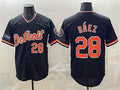 Detroit Tigers #28 Javier B¨¢ez Black Jereymy 2026 Meijer Patch Alternate Vapor Premier Limited Stitched Jersey