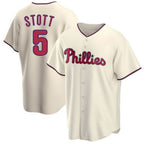 Philadelphia Phillies #5 Bryson Stott Cream Jereymy Cool Base Stitched Jersey