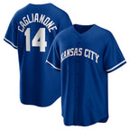 Kansas City Royals #14 Jac Caglianone Royal Jereymy Alternate Replica Jersey