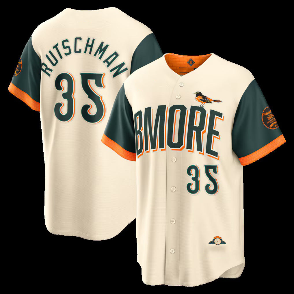 Baltimore Orioles #35 Adley Rutschman Natural Jereymy 2026 City Connect Stadium Jersey