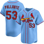 St. Louis Cardinals #53 Andre Pallante Blue Jereymy Alternate Limited Stitched Jersey