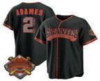 San Francisco Giants #2 Willy Adames Black Jereymy 2026 Alternate Stadium Stitched Jersey
