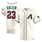 Arizona Diamondbacks #23 Zac Gallen Cream Jereymy Home Limited Player Jersey