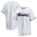 Miami Marlins White Jereymy Home Replica Team Jersey