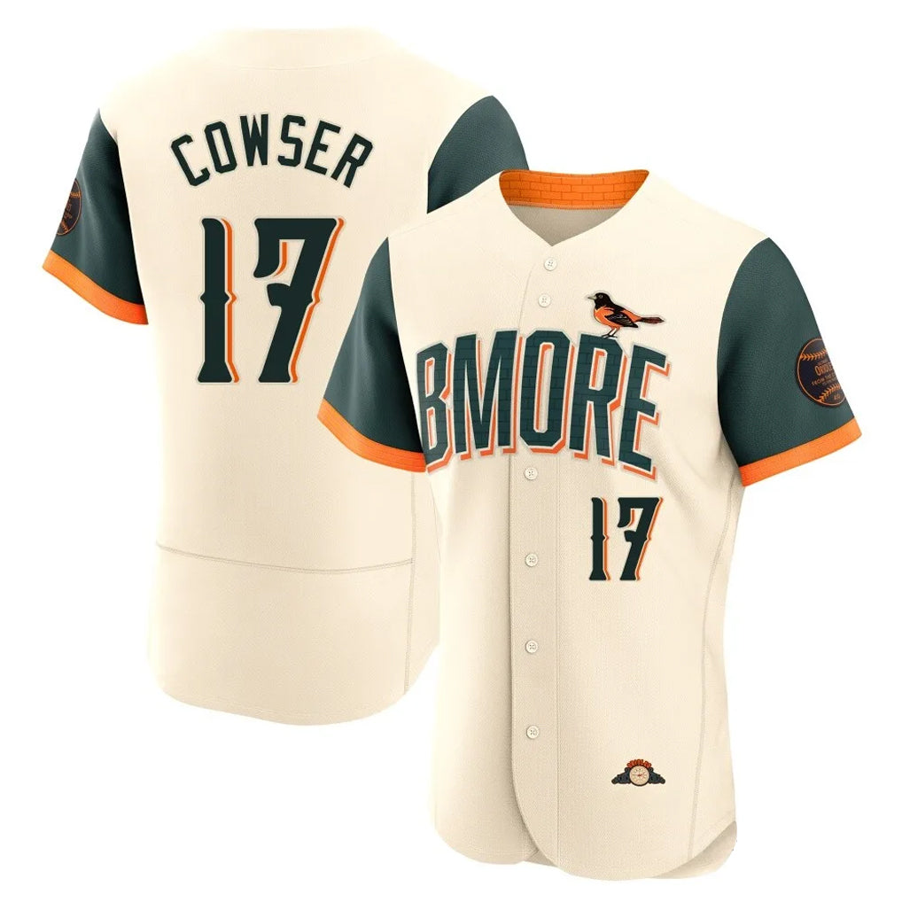 Baltimore Orioles #17 Colton Cowser Player Cream Jereymy 2026 City Connect Limited Elite Home Game Stitched Jerseys