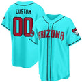 Custom Arizona Diamondbacks 2024 Cool Base Jersey V2 ¨C Teal 2 Jereymy