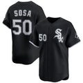 Chicago White Sox #50 Lenyn Sosa Black Jereymy 2025 Alternate Limited Stitched Jersey