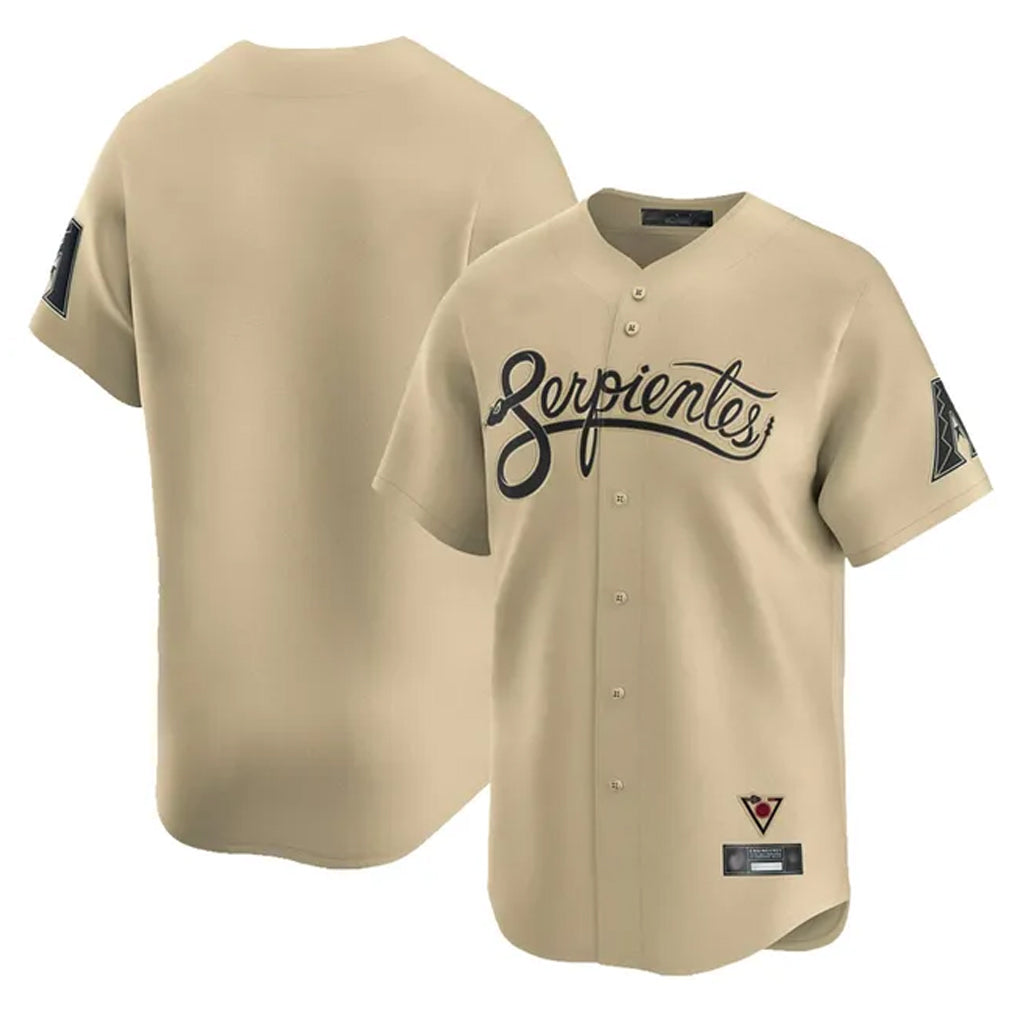 Arizona Diamondbacks Tan Jereymy City Connect Limited Home Game Blank Player Stitched Jerseys