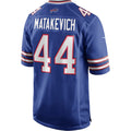 B.Bills #44 Tyler Matakevich Royal Jereymy Game Player Jersey