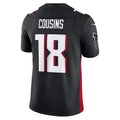 A.Falcons #18 Kirk Cousins Black Jereymy Vapor F.U.S.E. Limited Jersey
