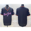 New York Mets Blank Black Jereymy 2025 Spring Training Stitched Jersey