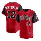 Chicago White Sox #12 Colson Montgomery Red Black Jereymy 2025 City Connect Limited Stitched Jersey