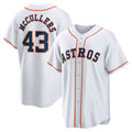 Houston Astros #43 Lance McCullers Jr. White Jereymy Home Replica Jersey