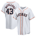 Houston Astros #43 Lance McCullers Jr. White Jereymy Home Replica Jersey
