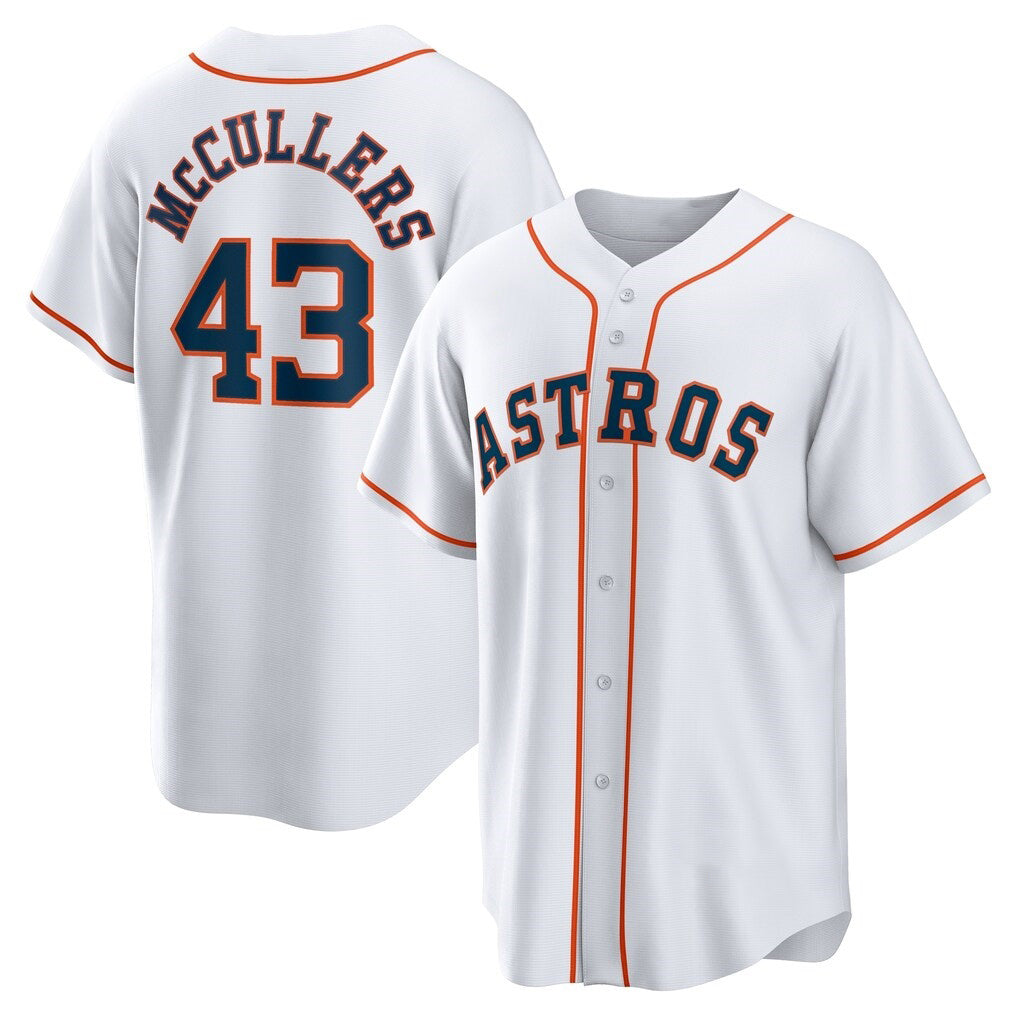 Houston Astros #43 Lance McCullers Jr. White Jereymy Home Replica Jersey
