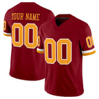 Custom W.Commanders Active Player Burgundy Jereymy 2025 F.U.S.E. Throwback Limited Stitched Jersey