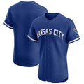 Kansas City Royals Royal Jereymy Alternate Vapor Premier Elite Patch Jersey
