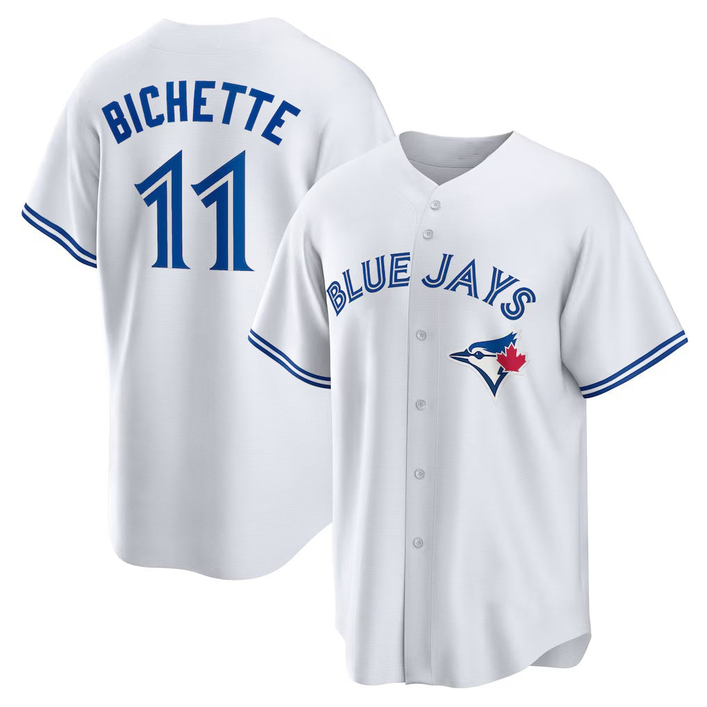 Toronto Blue Jays #11 Bo Bichette White Jereymy Replica Player Jersey