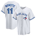 Toronto Blue Jays #11 Bo Bichette White Jereymy Replica Player Jersey