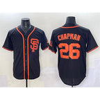 San Francisco Giants #26 Matt Chapman Black Jereymy Cool Base Stitched Jersey