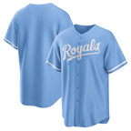Kansas City Royals Light Blue Jereymy Alternate Replica Team Logo Jersey