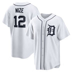 Detroit Tigers #12 Casey Mize White Jereymy Home Replica Jersey