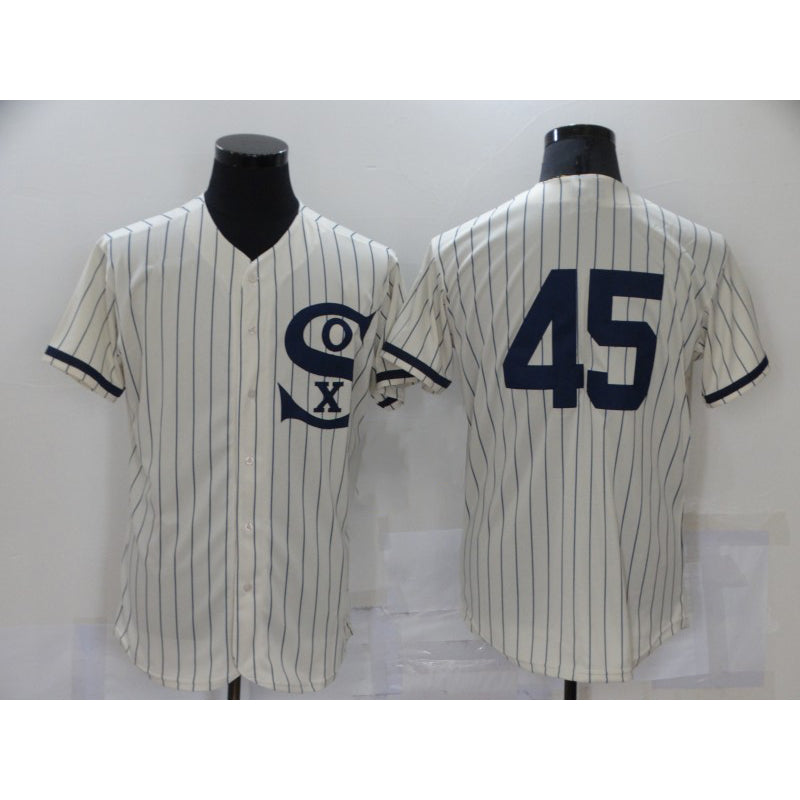 Chicago White Sox #45 Michael Jordan 2021 Cream Navy Jereymy Field of Dreams Flex Base Stitched Jersey