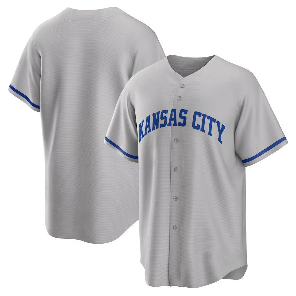 Kansas City Royals Gray Jereymy Road Replica Team Jersey